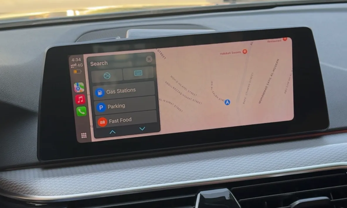 BMW G30 after CarPlay installation